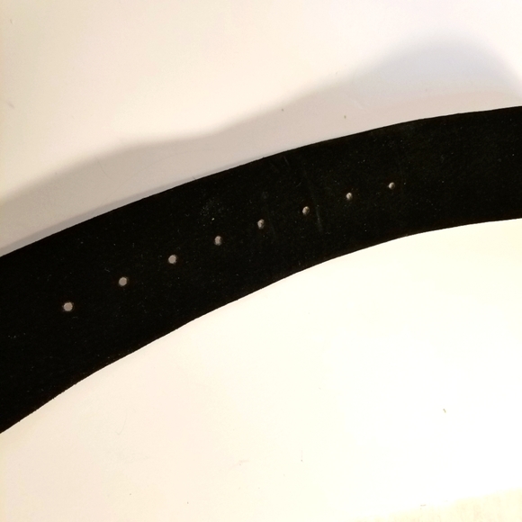 🔻REDUCED❣ ✅Accessories by Pearl Black Suede Wide Belt L - Picture 12 of 15
